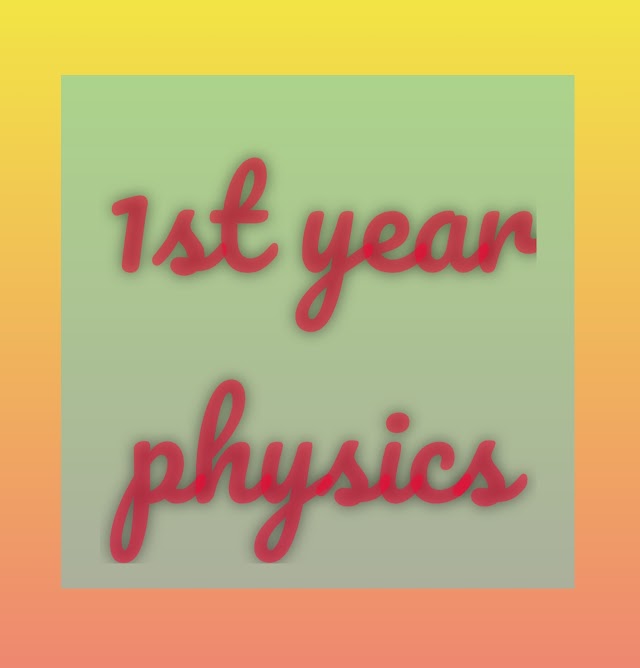 ch#8 1st year physics important question